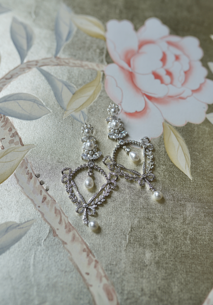 Embellished & Pearl Chandelier Drops